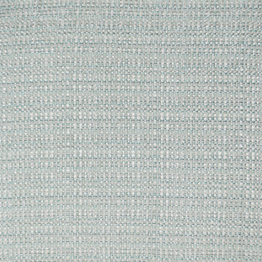 Light blue-gray woven fabric with a subtle grid texture; linen-like textile for upholstery or apparel.
