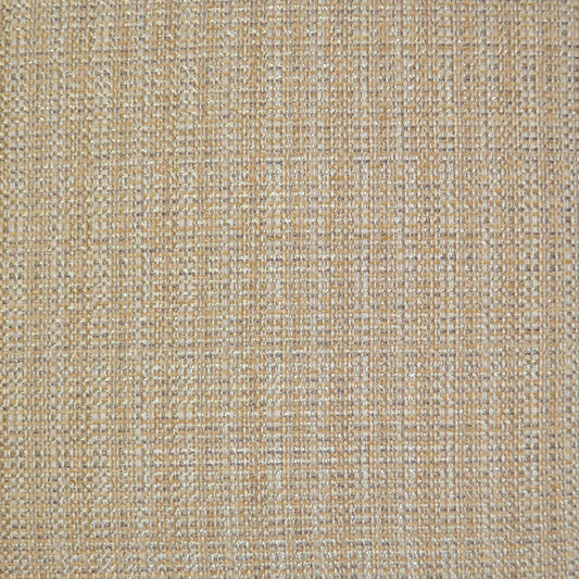 Beige woven fabric texture with visible fibers and subtle grid pattern; neutral upholstery textile.