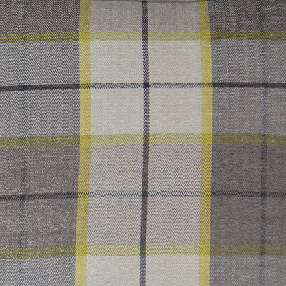 D.V. KAP HOME   24" x 24" Penn Plaid Pillow - Citrus Plaid - Check    - 2581-C-2424
