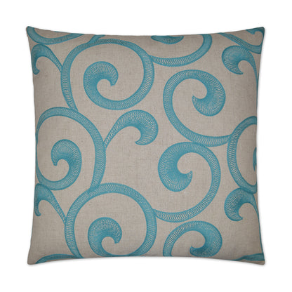 D.V. KAP HOME   24" x 24" Hampton Scroll Pillow Traditional    - 2584-2424