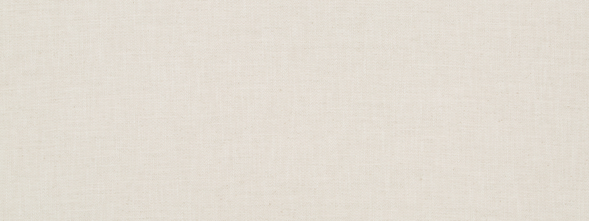 Ivory chevron-patterned fabric with a linen-like texture; versatile upholstery or craft swatch.
