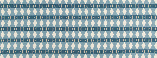 Robert Allen Mali Stripe | Denim  Upholstery     - 258738