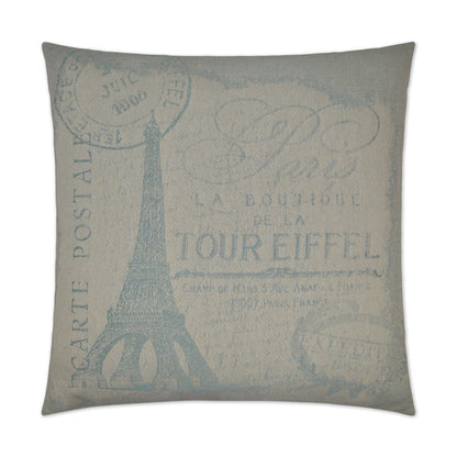 D.V. KAP HOME   24" x 24" Cartolina Pillow - Mint Novelty    - 2588-M-2424