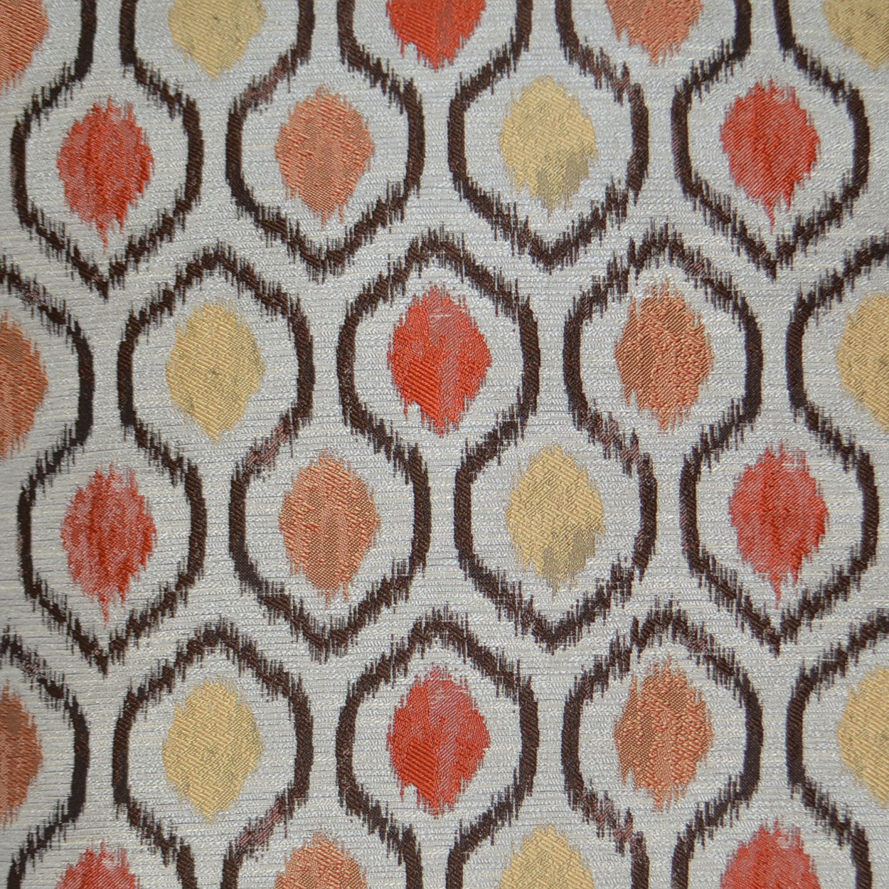D.V. KAP HOME 2591-B-YARD Brandon Fabric - Brick Global  Orange   - Brandon