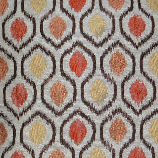 D.V. KAP HOME 2591-B-YARD Brandon Fabric - Brick Global  Orange   - Brandon