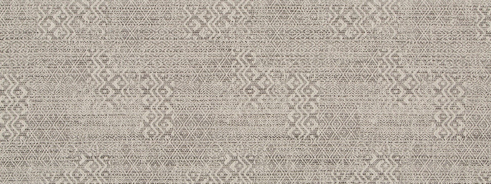 Cement-colored woven fabric with a subtle geometric diamond lattice pattern; soft, neutral upholstery textile.