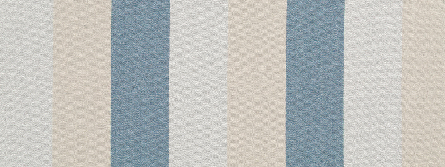 Robert Allen Kabir Stripe | Denim  Upholstery     - 259673