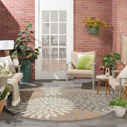 Nourison Rugs Nourison Home   Tropical 8' X Round    - 099446739056