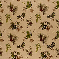 SCHUMACHER  CLASSIC PRINTS WOODLANDS   Pine Lichen On Natural   - 2602880