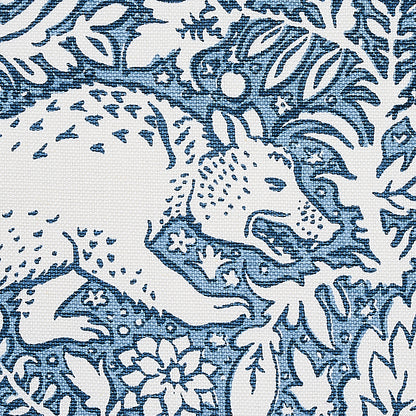 SCHUMACHER FABRIC  LUXE LODGE KHAN'S PARK   CHAMBRAY   - 2603275