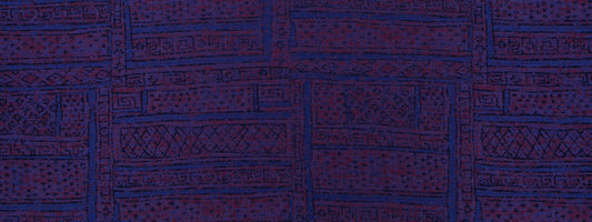 Beacon Hill Paracas Grid | Deep Purple  Multipurpose     - 260477