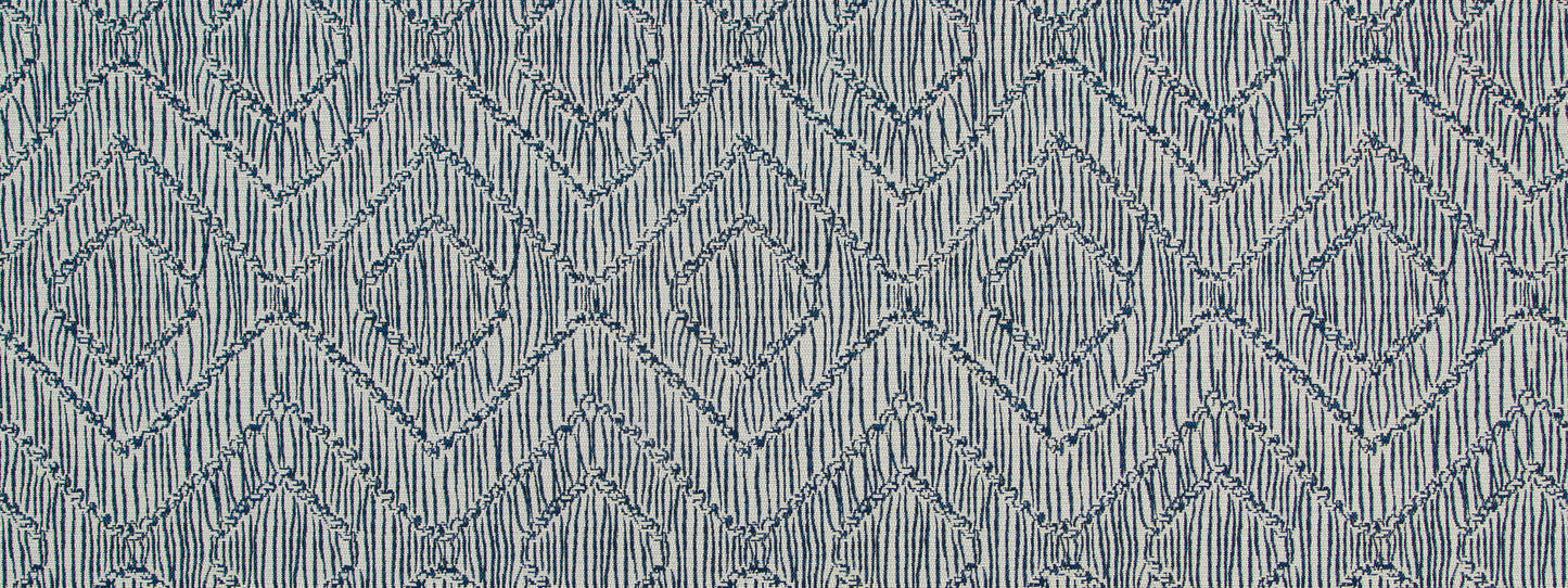 Robert Allen @ Home Rattan Fret Bk | Indigo  Upholstery     - 260500