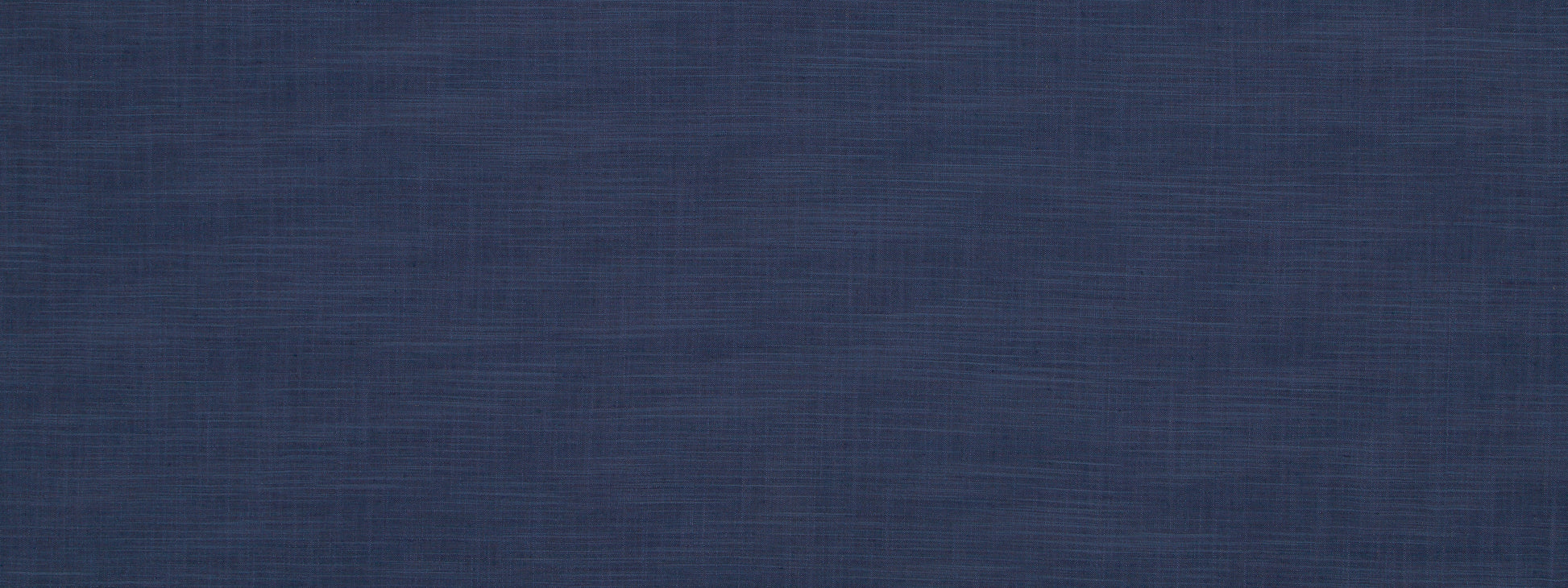 Dark cobalt blue textured linen-weave fabric