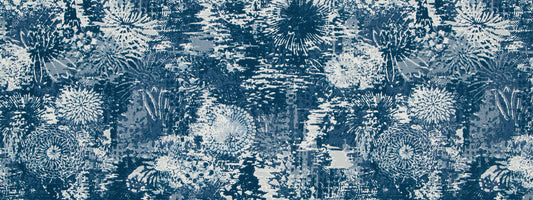 Robert Allen @ Home Fezara | Indigo  Print     - 260826