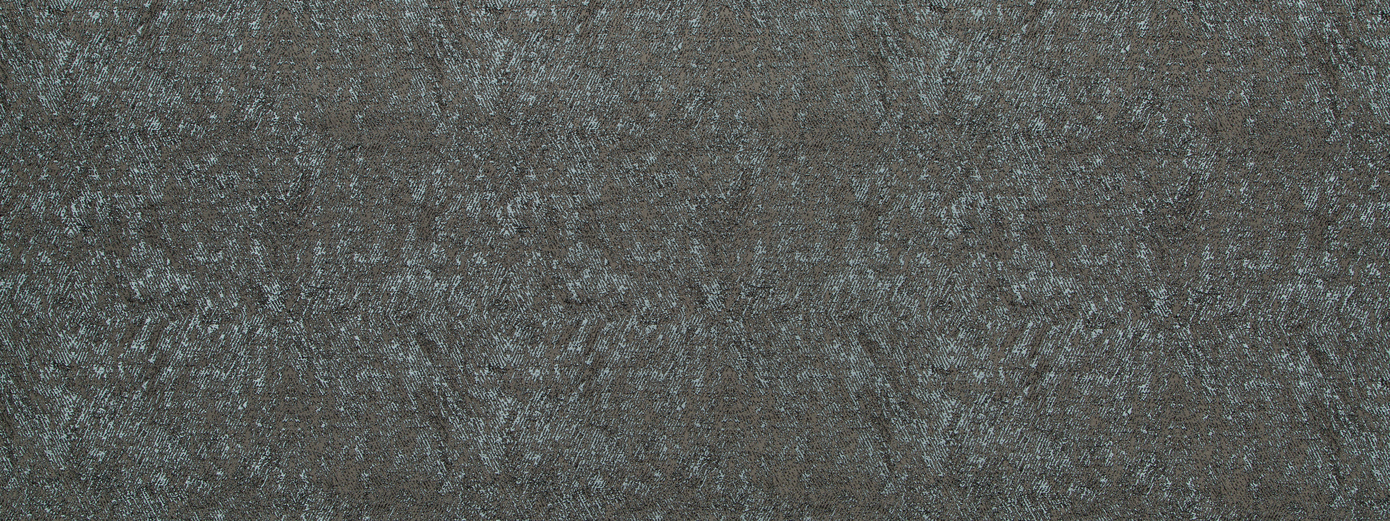 Dark gray, textured drapery fabric with mottled blue-gray tones.