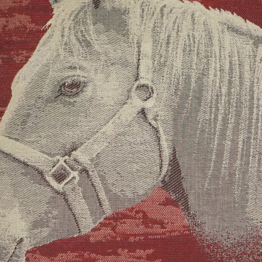 D.V. KAP HOME 2617-R-YARD Mister Ed Fabric - Red Western Chic, Novelty  Red   - Mister Ed