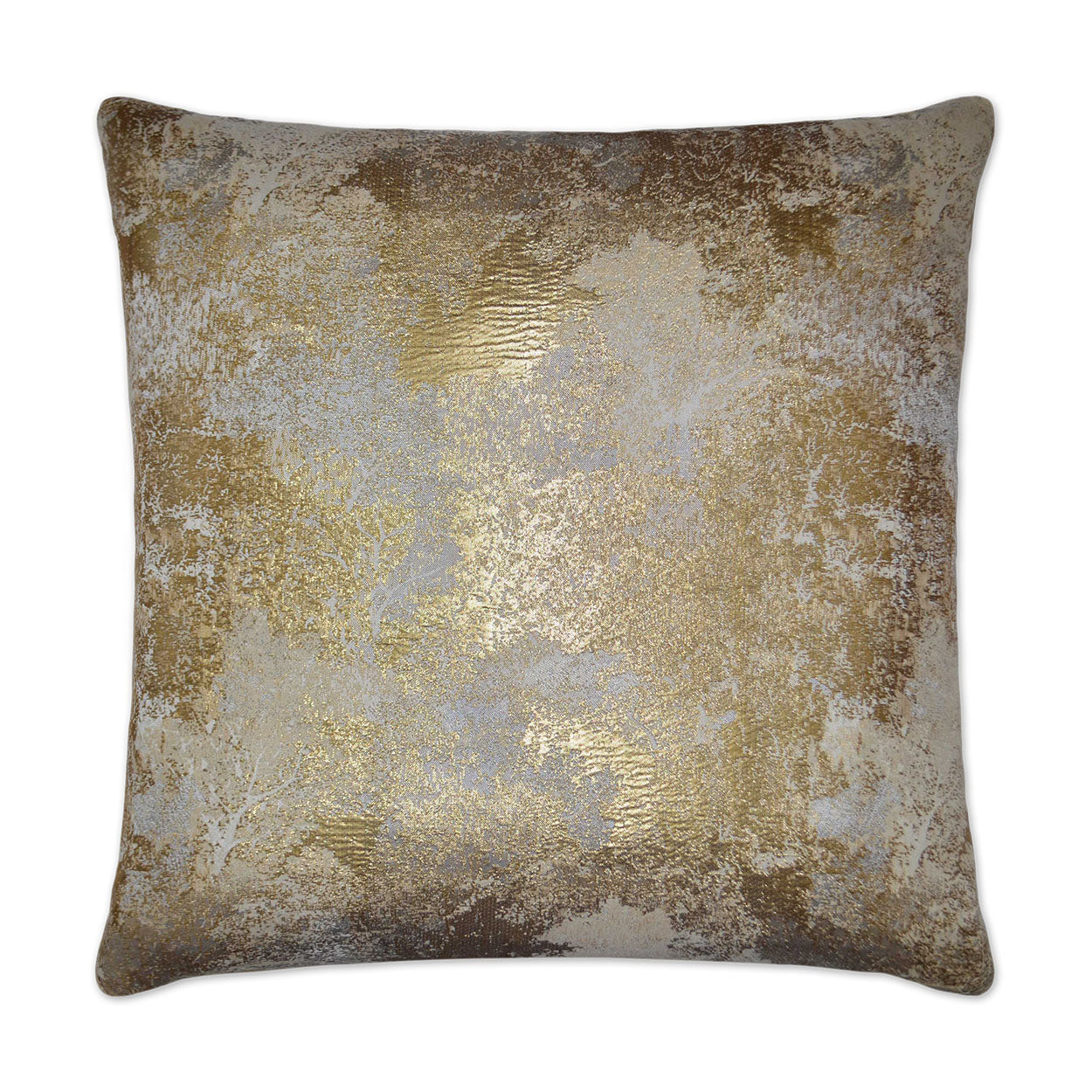 D.V. KAP HOME   24" x 24" Artemis Pillow - Gold Glam, Modern    - 2619-G-2424