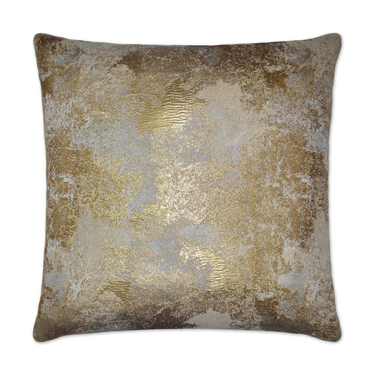D.V. KAP HOME   24" x 24" Artemis Pillow - Gold Glam, Modern    - 2619-G-2424