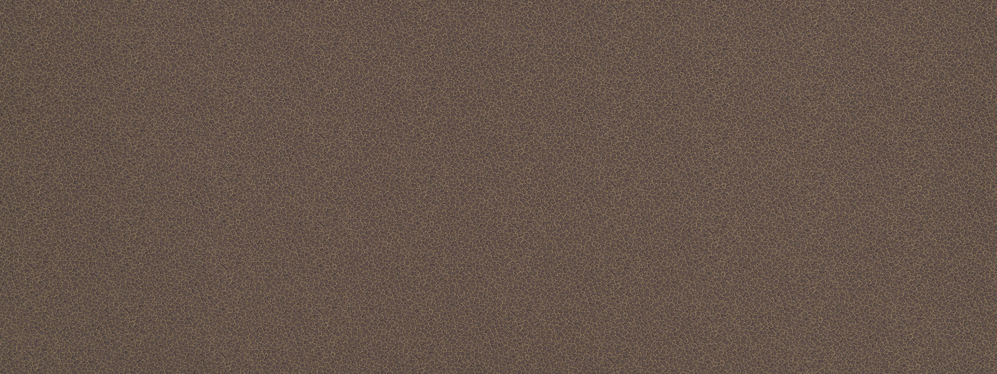 Dark mocha-brown pebble-grain upholstery fabric with a subtle sheen.