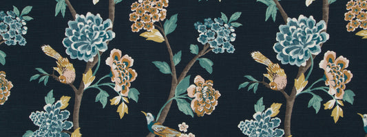 Robert Allen @ Home Helene Floral | Admiral  Print     - 262100