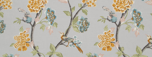 Robert Allen @ Home Helene Floral | French Grey  Print     - 262102