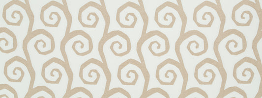 Robert Allen Mod Scroll | Tea  Upholstery     - 262327