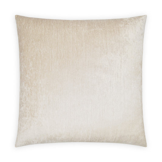 D.V. KAP HOME   24" x 24" Empress Casandra Pillow - Ivory Solid    - 2627-I-2424