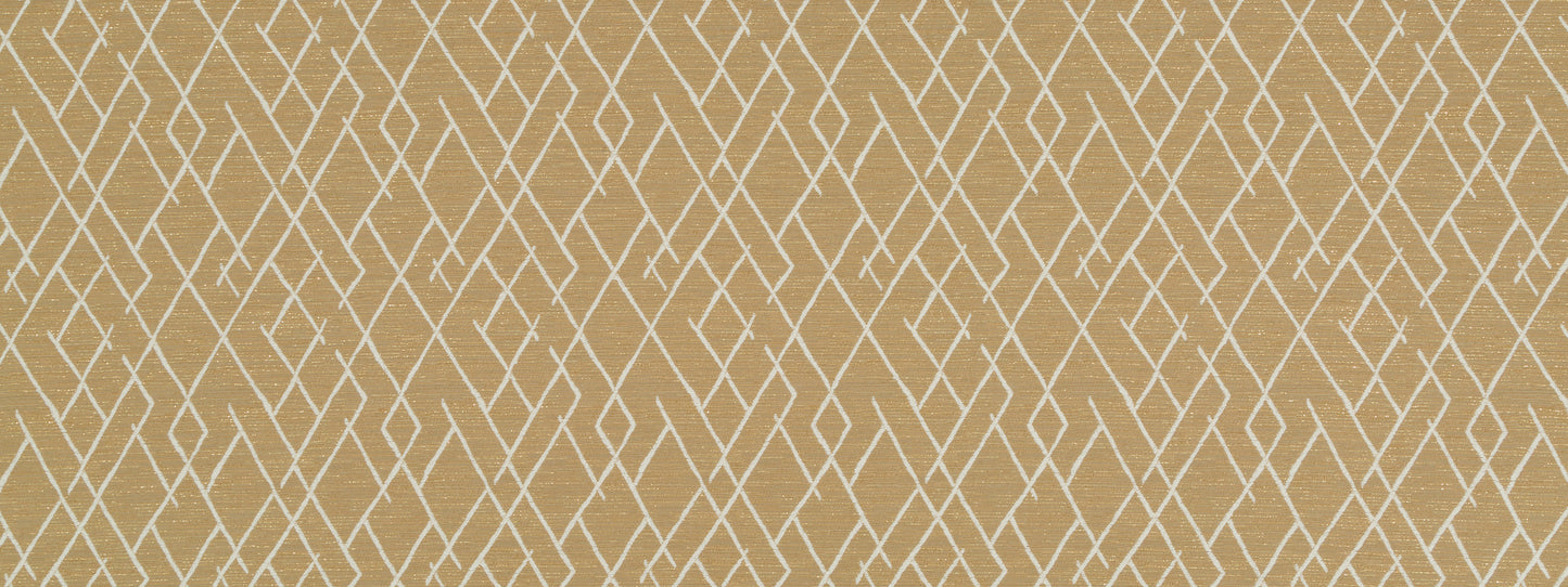 Robert Allen Broken Trellis | Brass  Upholstery     - 262704