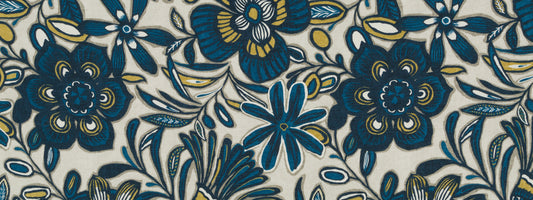 Robert Allen @ Home Babessi | Indigo  Print     - 262978