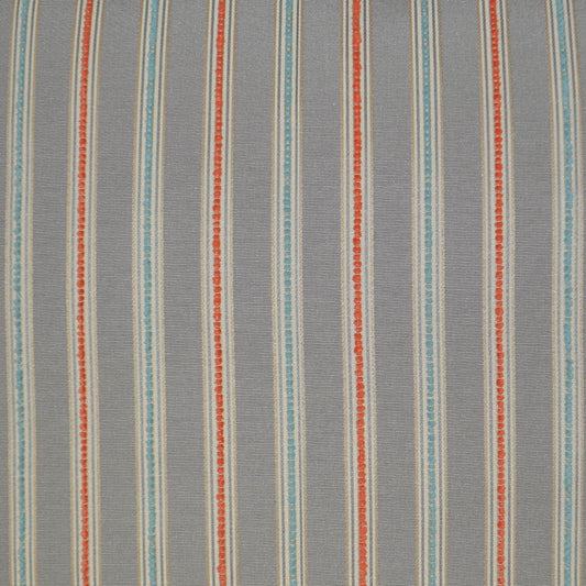 D.V. KAP HOME 2630-F-YARD Emmaline Fabric - Flint Stripes  Grey   - Emmaline