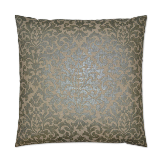 D.V. KAP HOME   24" x 24" Glam Packed Pillow - Pewter Traditional    - 2632-P-2424