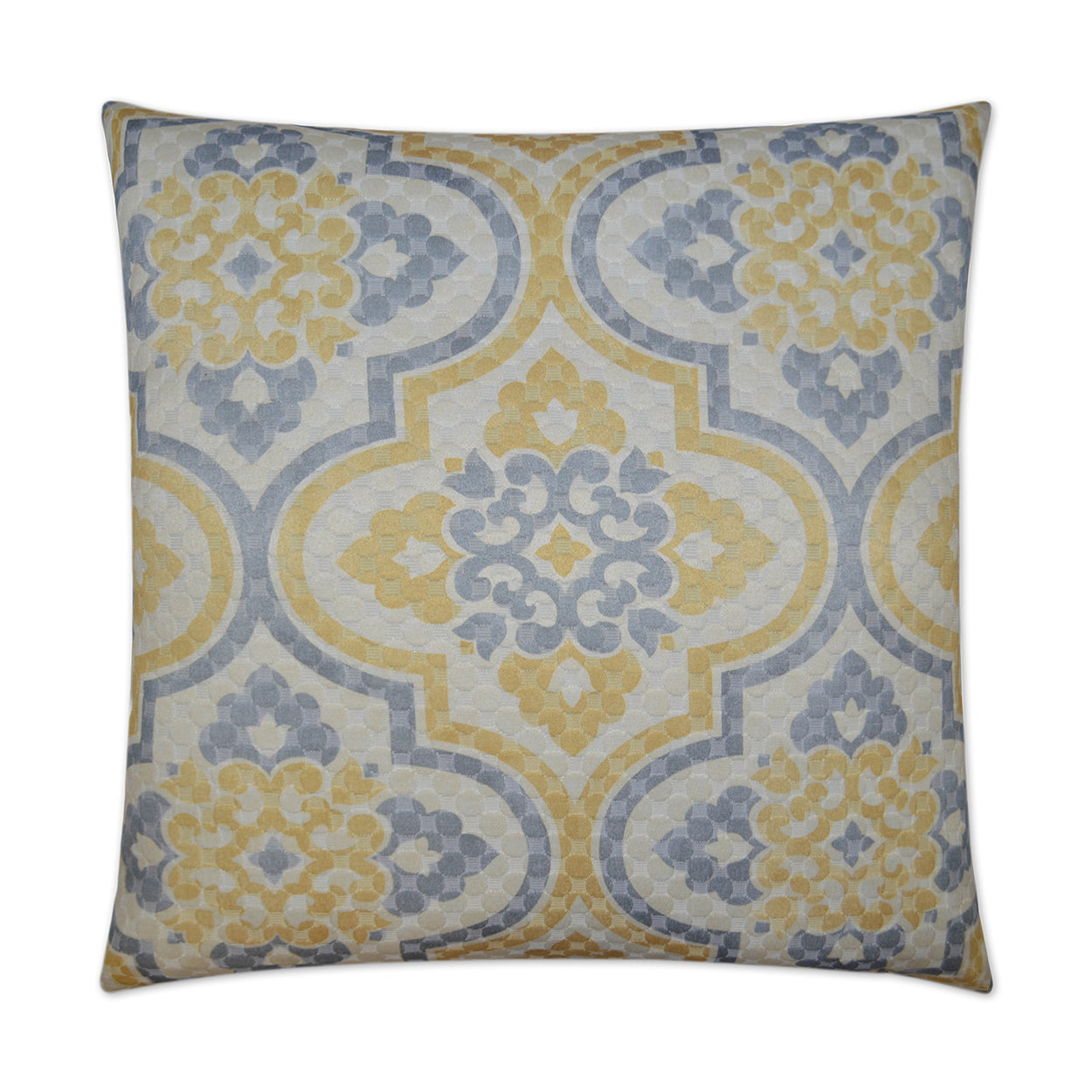 D.V. KAP HOME   24" x 24" Lattice Imprint Pillow Farmhouse    - 2642-2424