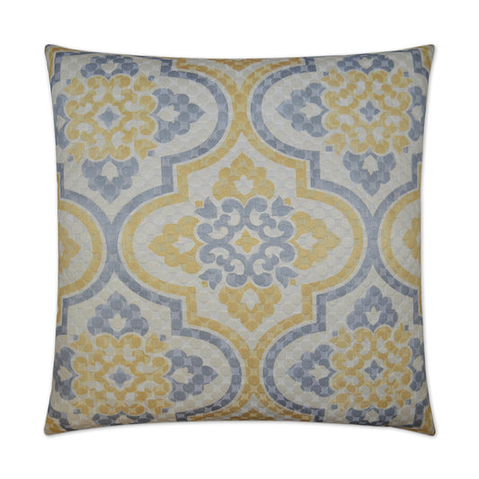 D.V. KAP HOME   24" x 24" Lattice Imprint Pillow Farmhouse    - 2642-2424