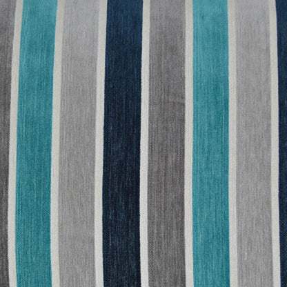 D.V. KAP HOME   24" x 24" Delilah Pillow - Sky Stripes    - 2643-S-2424