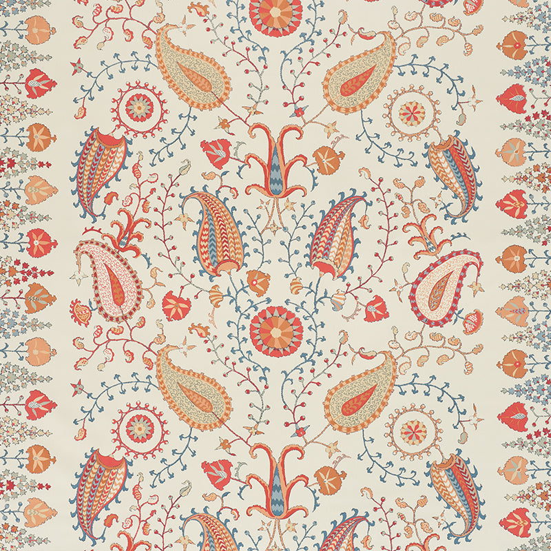 SCHUMACHER  CLASSIC PRINTS LAKAI PRINTED EMBROIDERY EMBROIDERIES EMBROIDERIES IVORY   - 2643360