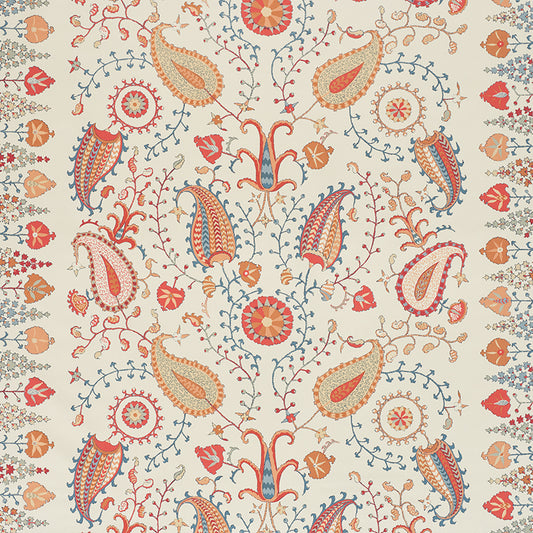 SCHUMACHER  CLASSIC PRINTS LAKAI PRINTED EMBROIDERY EMBROIDERIES EMBROIDERIES IVORY   - 2643360