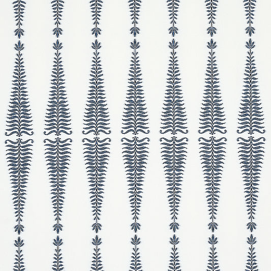 SCHUMACHER  RHAPSODY IN BLUE FERN TREE PRINTS PRINTS NAVY , WHITE   - 2643882