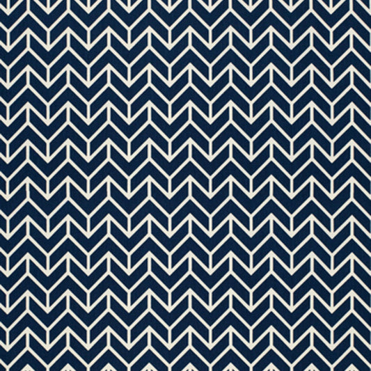 SCHUMACHER  MODERN GLAMOUR CHEVRON PRINT PRINTS PRINTS NAVY   - 2644031