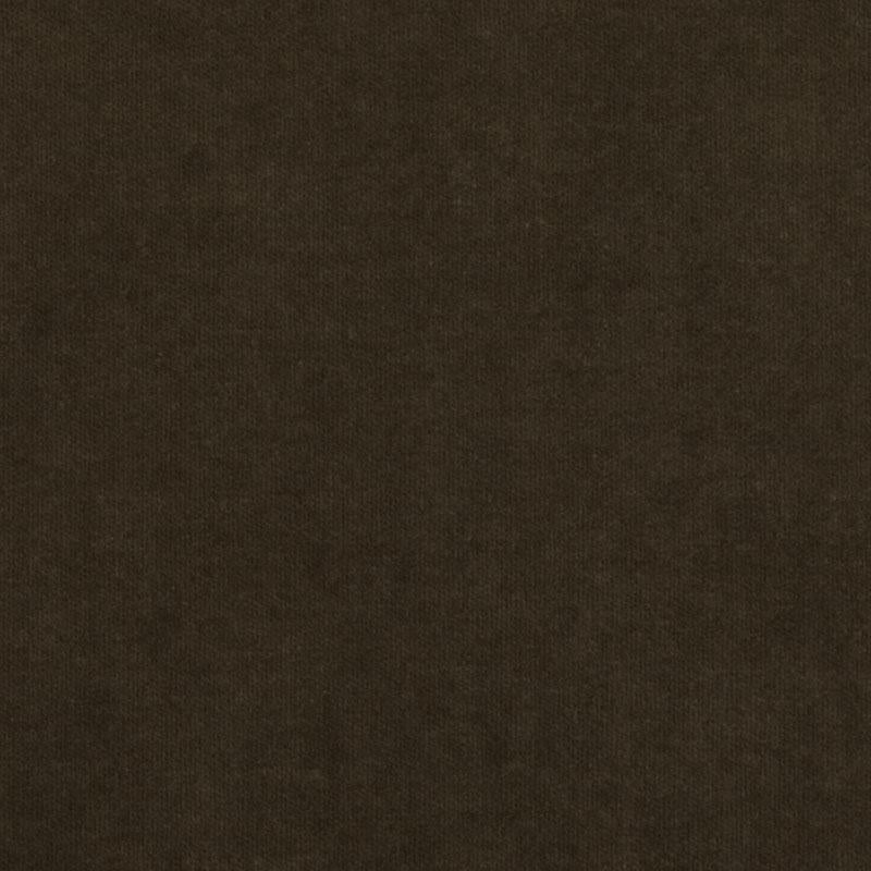 Dark brown upholstery fabric close-up with a soft, matte texture.