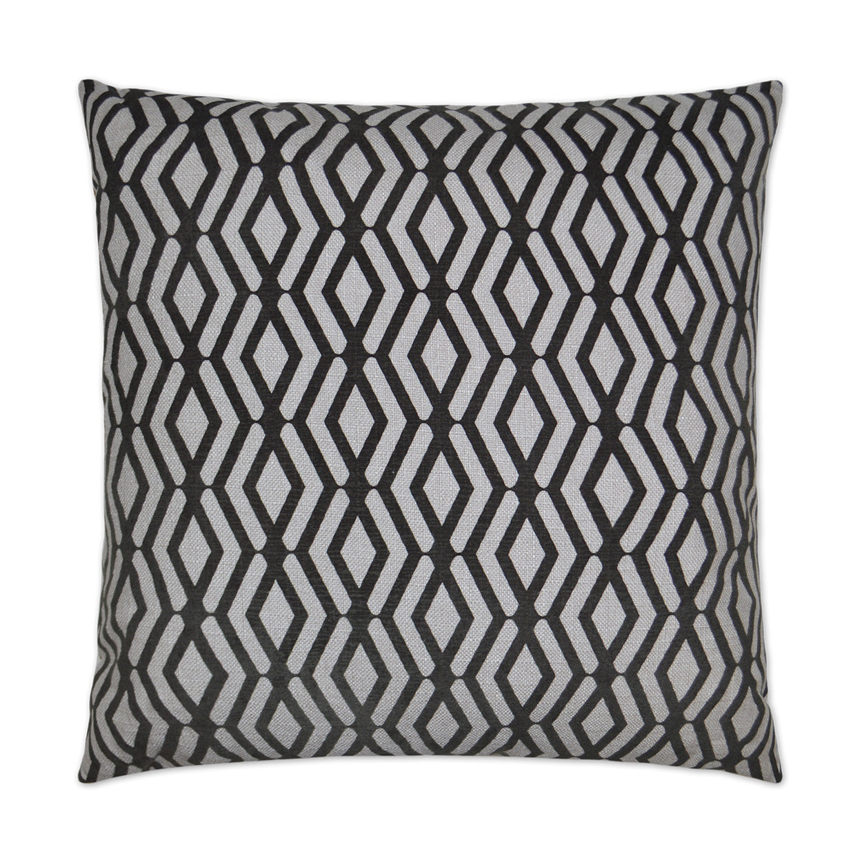 D.V. KAP HOME   24" x 24" Fulcrum Pillow - Grey Transitional, Geometric    - 2668-G-2424