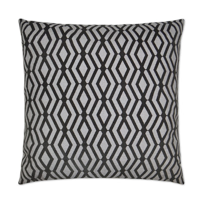 D.V. KAP HOME   24" x 24" Fulcrum Pillow - Grey Transitional, Geometric    - 2668-G-2424