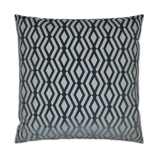 D.V. KAP HOME   24" x 24" Fulcrum Pillow - Ocean Transitional, Geometric    - 2668-O-2424