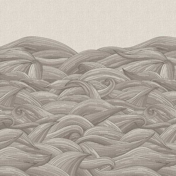Galerie Wallcoverings Crafted Waves Galerie Wallcoverings  Beige   - 26786