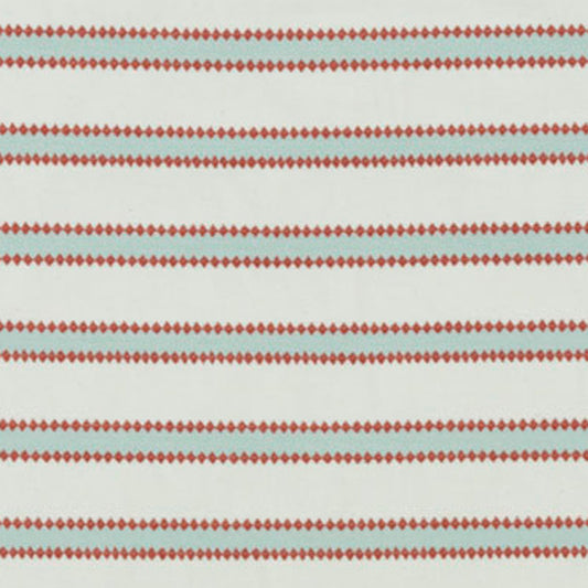 Duralee 15634 | 223-Mint/Red  Upholstery Fabric    - 268071