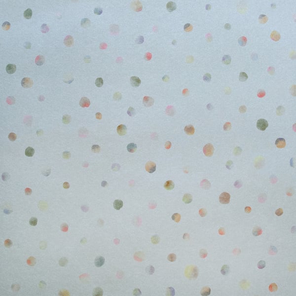 Galerie Wallcoverings Great Kids Watercolour Dots Galerie Wallcoverings  Silver Grey   - 26837
