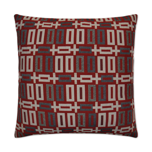 D.V. KAP HOME   24" x 24" Penthouse Pillow Geometric    - 2685-2424