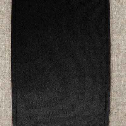 D.V. KAP HOME   24" x 24" Jefferson Pillow - Black Band / Ribbon    - 2690-BL-2424