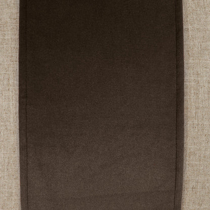 D.V. KAP HOME   24" x 24" Jefferson Pillow - Espresso Band / Ribbon    - 2690-E-2424