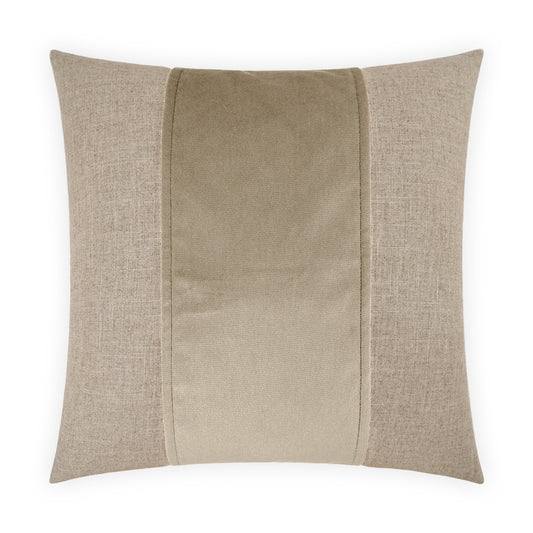 D.V. KAP HOME   24" x 24" Jefferson Pillow - Linen Band / Ribbon    - 2690-LN-2424