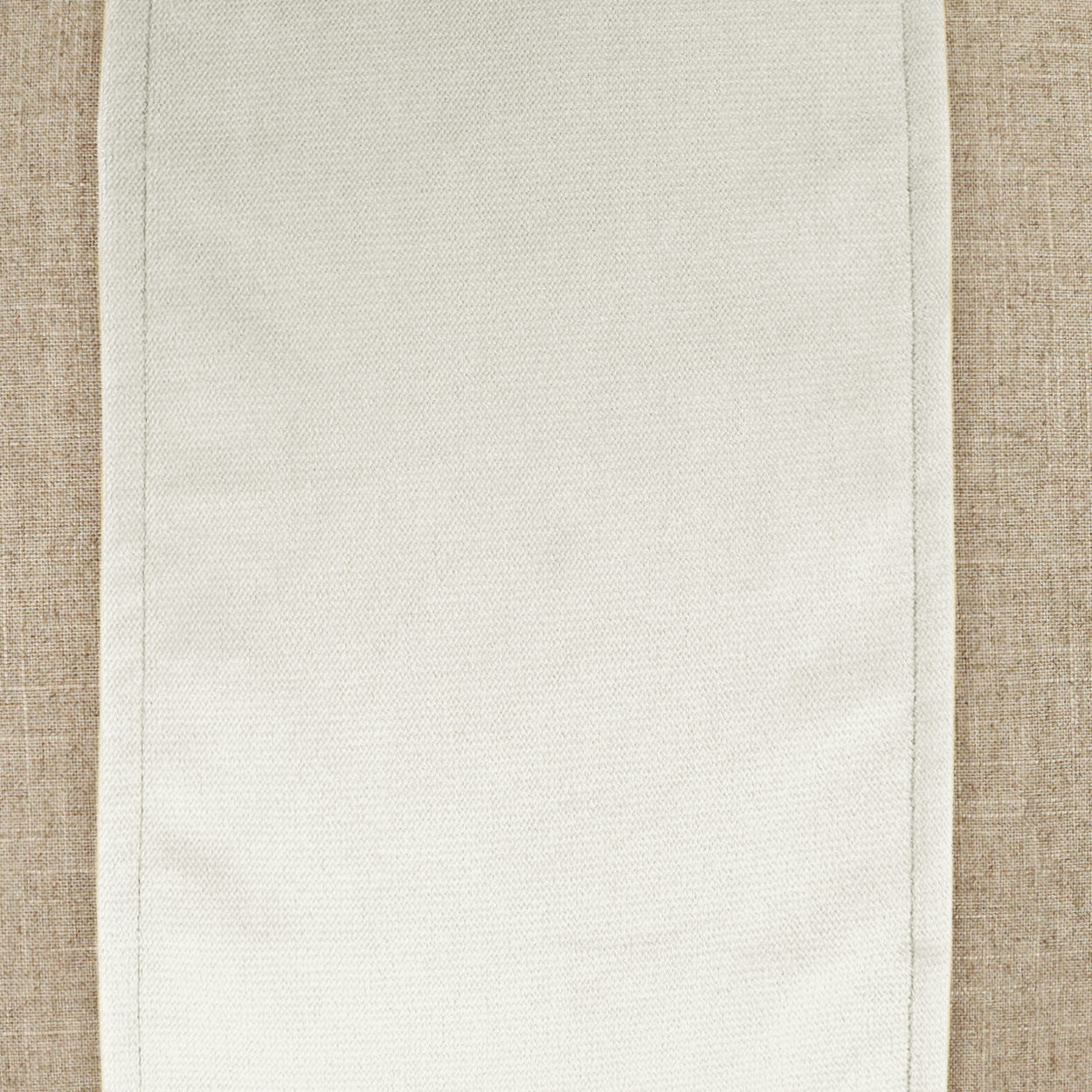 D.V. KAP HOME   24" x 24" Jefferson Pillow - Marshmallow Band / Ribbon    - 2690-MR-2424